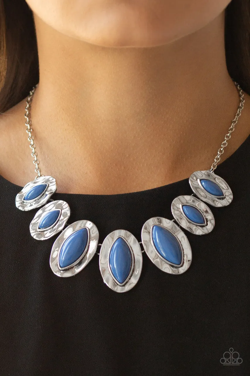 Terra Color Blue Paparazzi Necklace