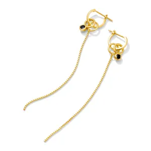 Thatch California Lilou Drop Hoop Earrings