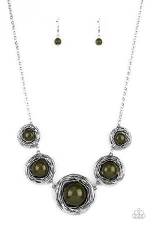The Next NEST Thing Green Paparazzi Necklace