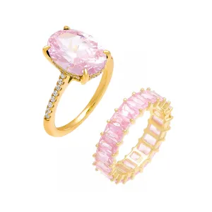 The Pink Lover Ring Combo Set