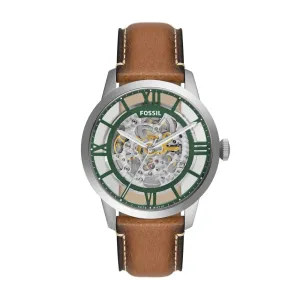 Townsman Automatic Tan Eco Leather Watch