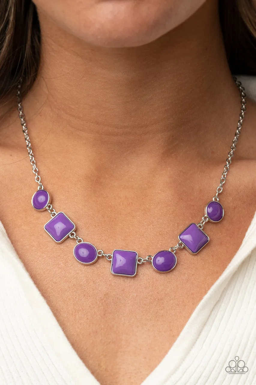 Trend Worthy Purple Paparazzi Necklace