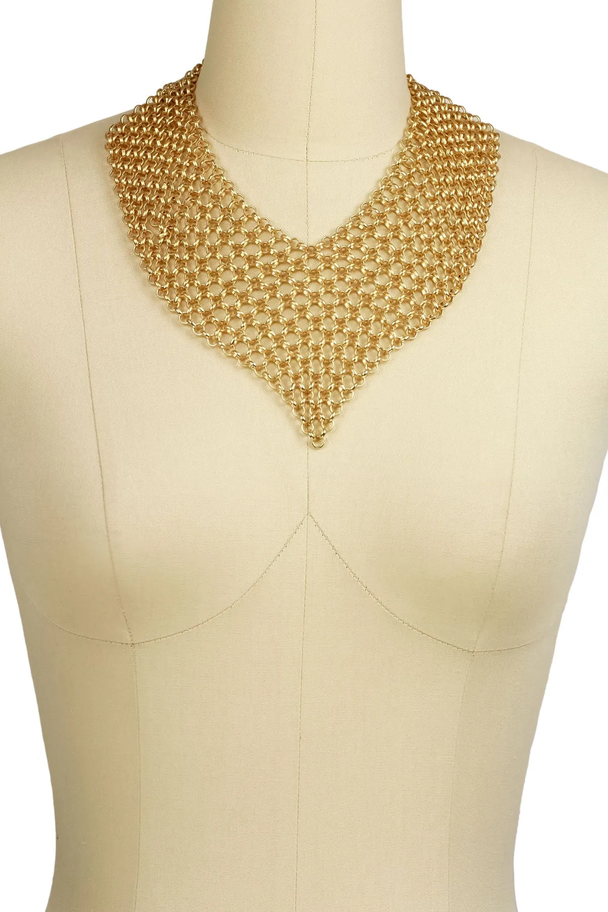 Triangle Chain Collar Necklac