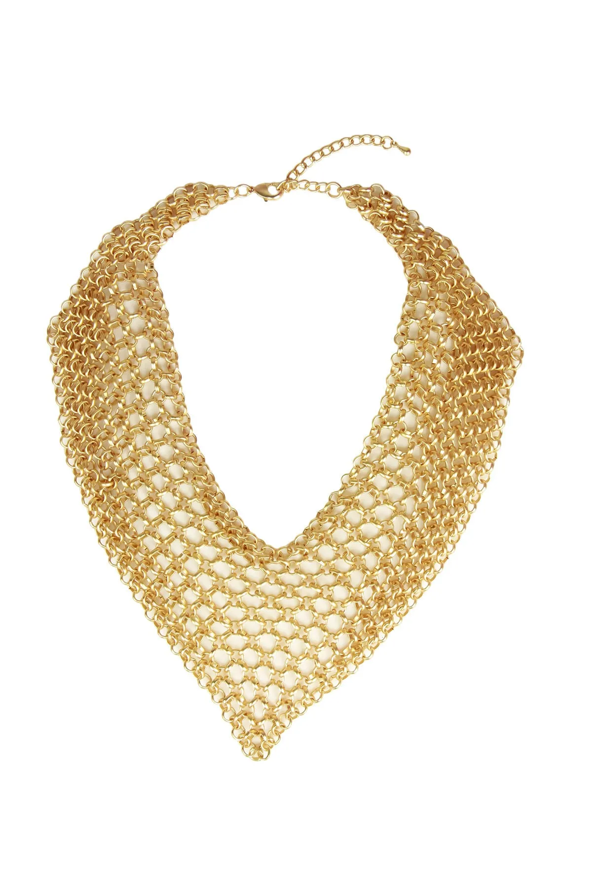 Triangle Chain Collar Necklac