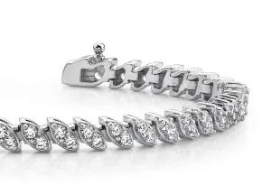 Two Peas In A Pod Lab-Grown Diamond Bracelet with 2.00 ct.(finished) 1.75mm