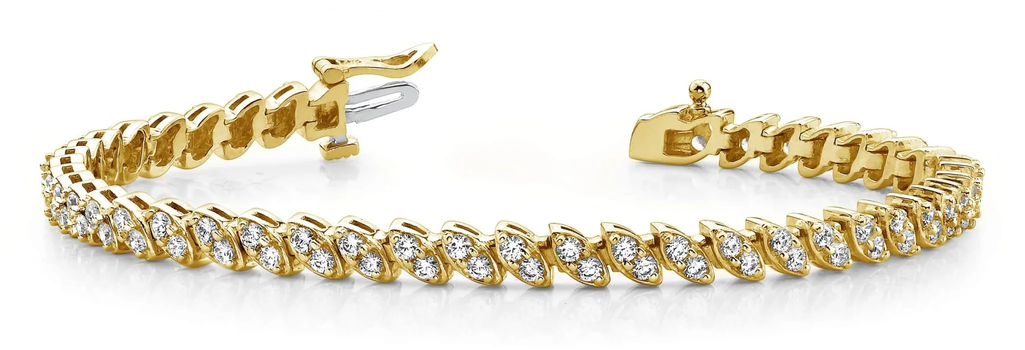 Two Peas In A Pod Lab-Grown Diamond Bracelet with 2.00 ct.(finished) 1.75mm