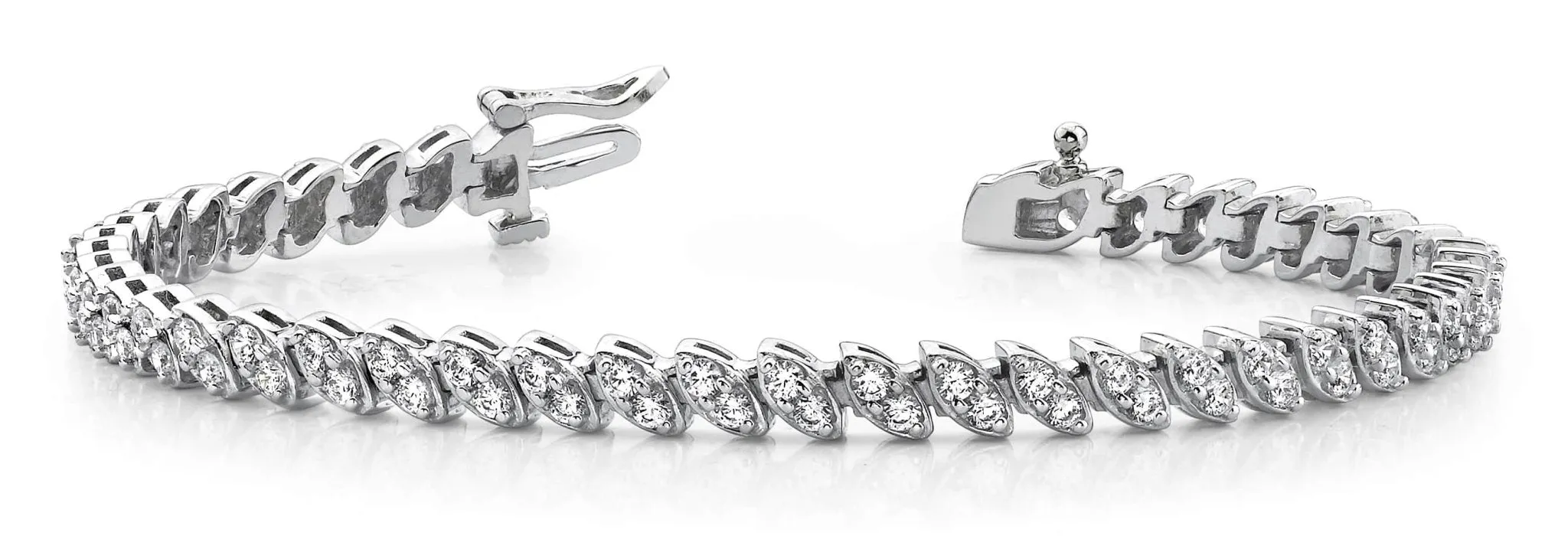 Two Peas In A Pod Lab-Grown Diamond Bracelet with 2.00 ct.(finished) 1.75mm