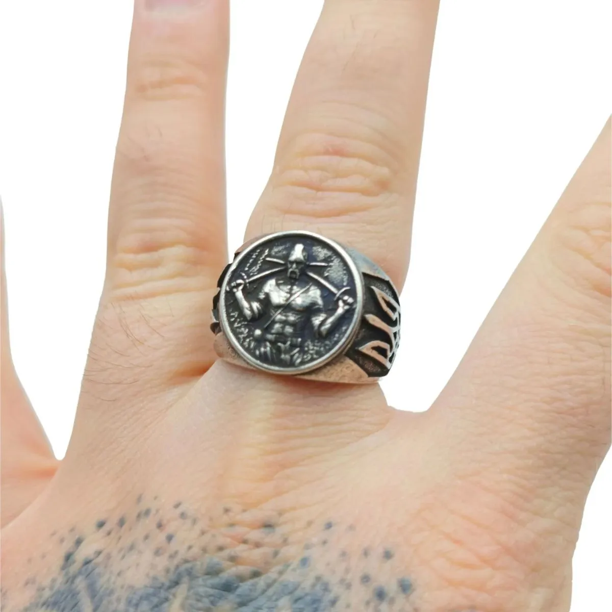 Ukrainian cossack bronze ring