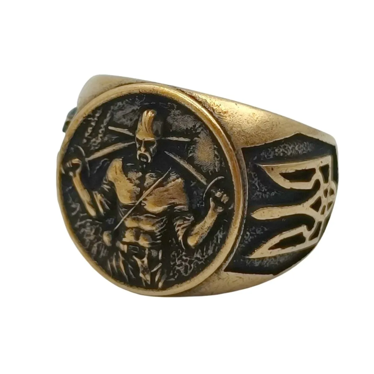 Ukrainian cossack bronze ring