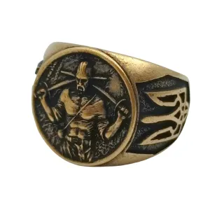 Ukrainian cossack bronze ring