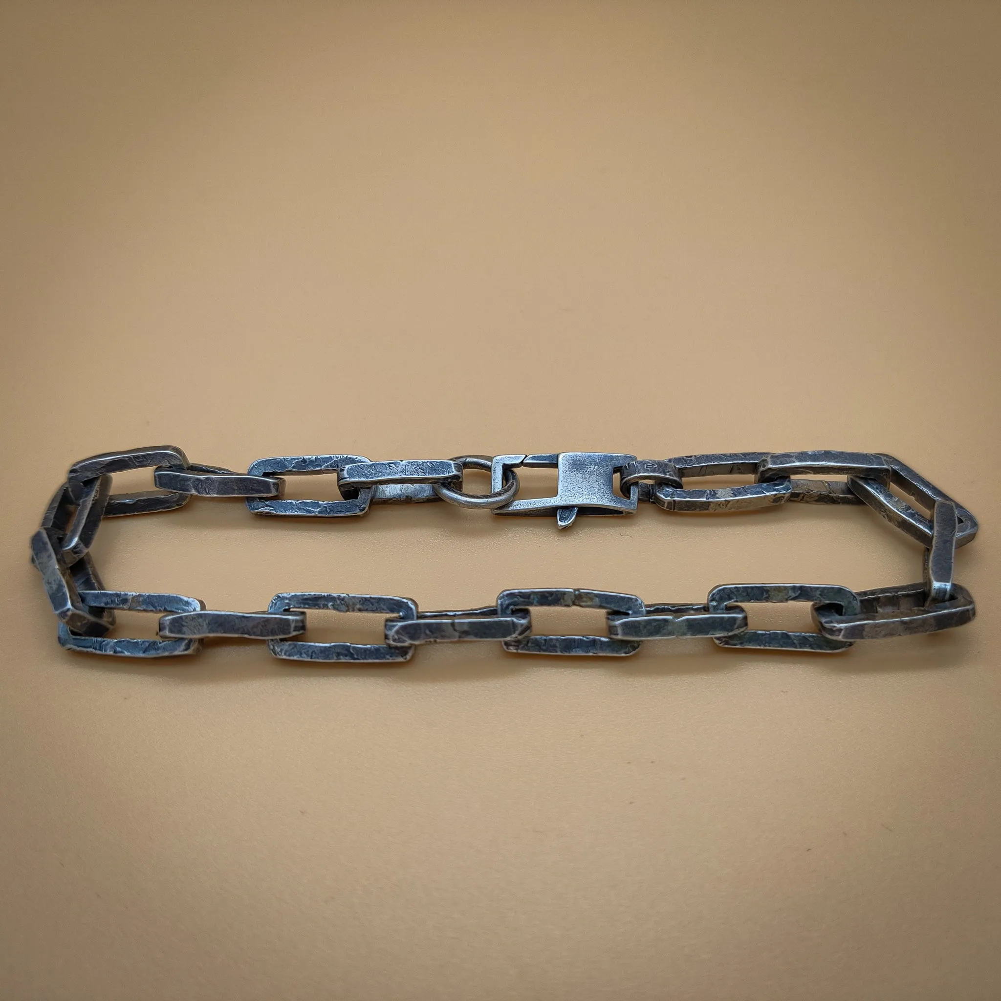 Uniquely Textured Chain Bracelets
