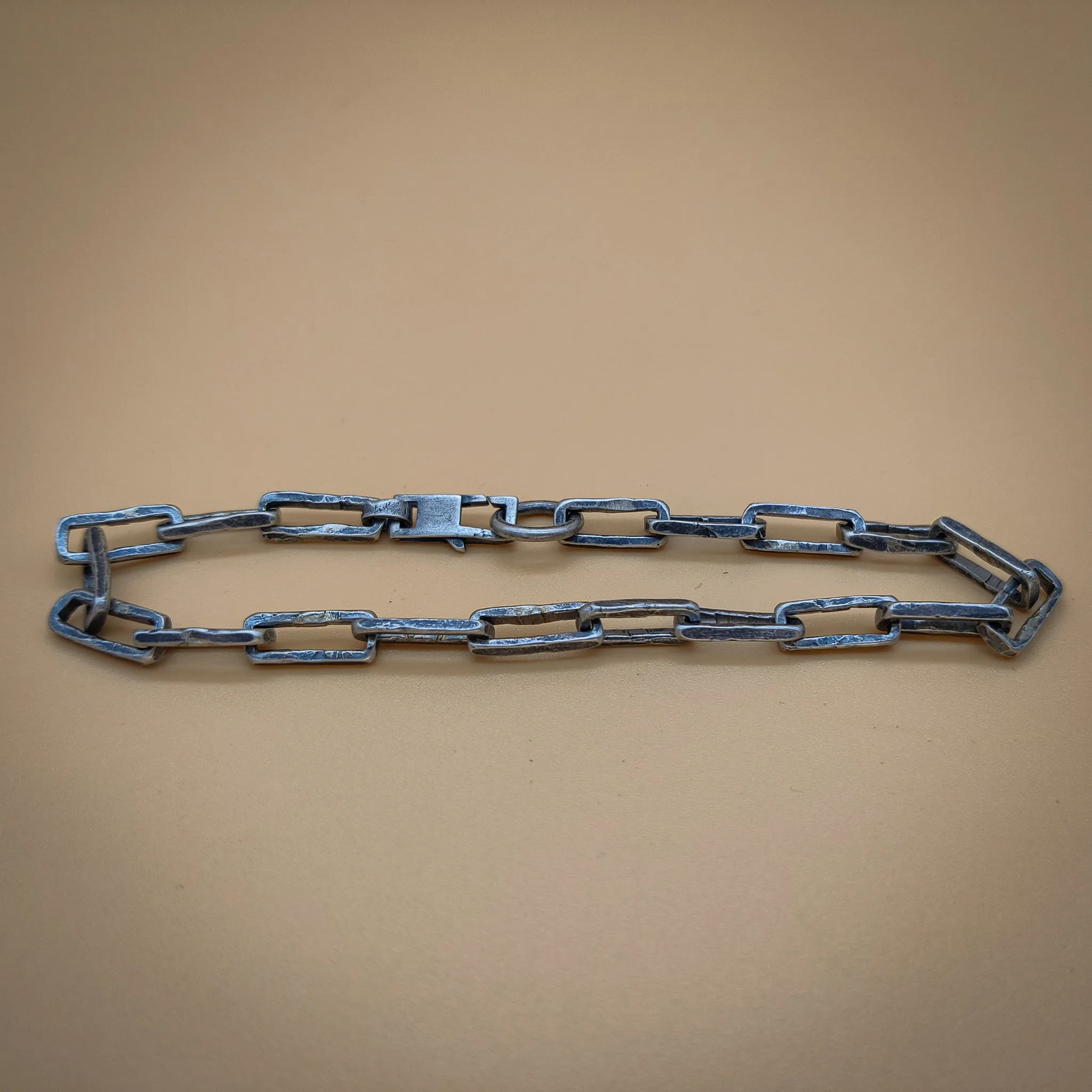 Uniquely Textured Chain Bracelets