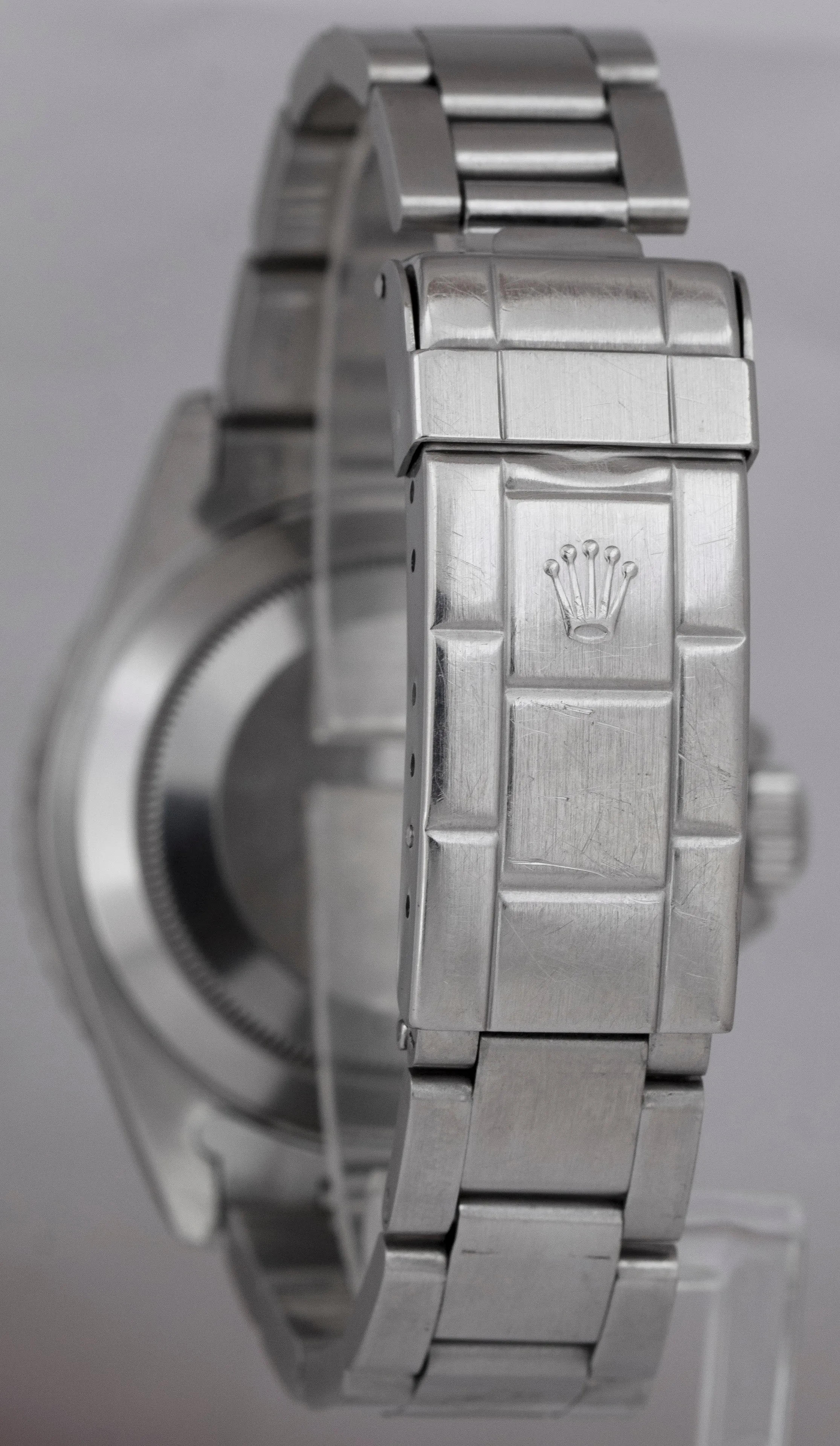 UNPOL. Rolex Submariner Date 40mm PATINA Stainless Steel Automatic 16610 Watch