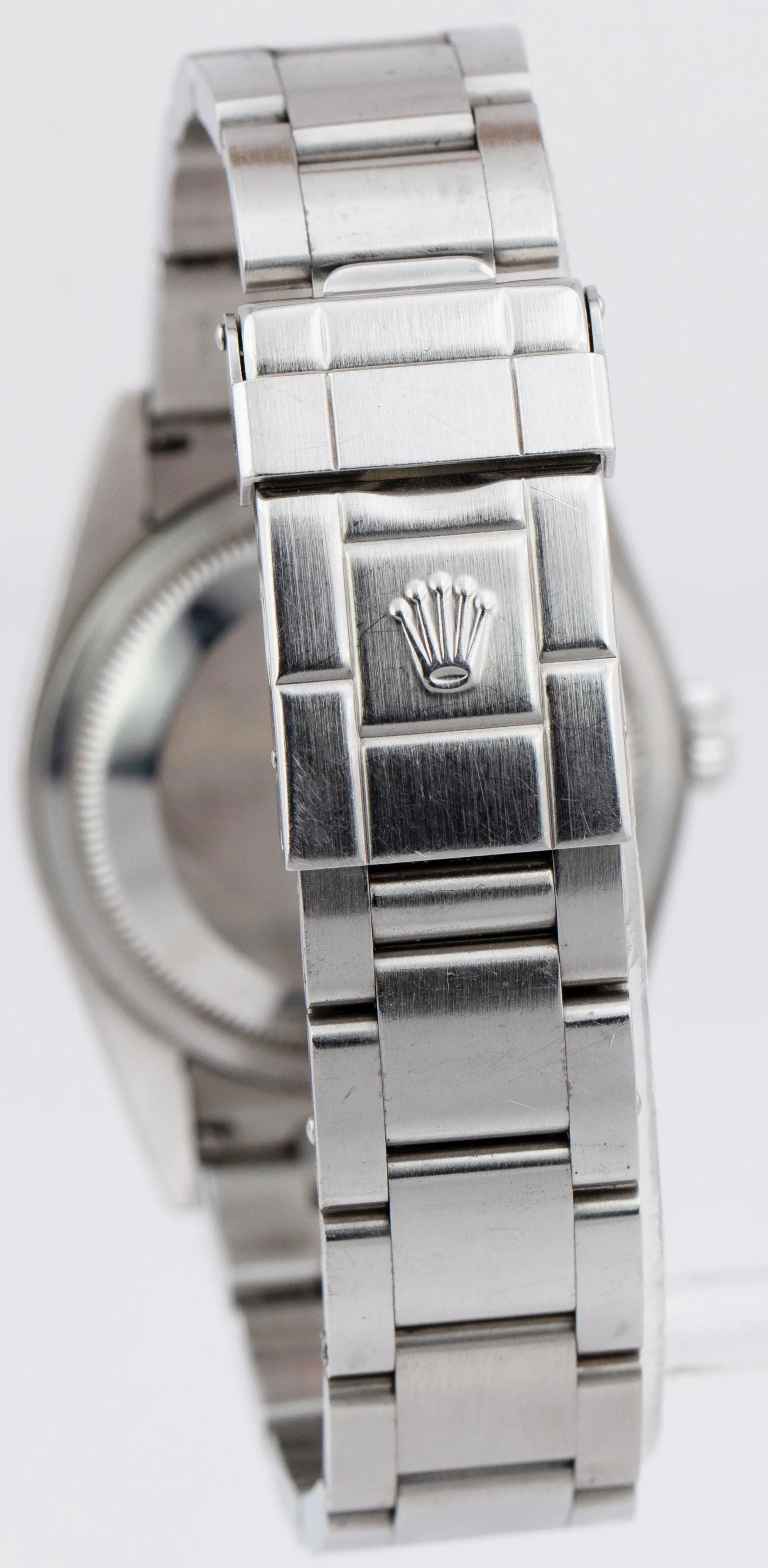 UNPOLISHED Rolex Explorer I Black 36mm Stainless Steel 3-6-9 Oyster Watch 114270