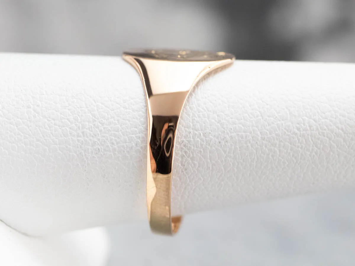 Victorian "FC" Monogrammed Signet Ring