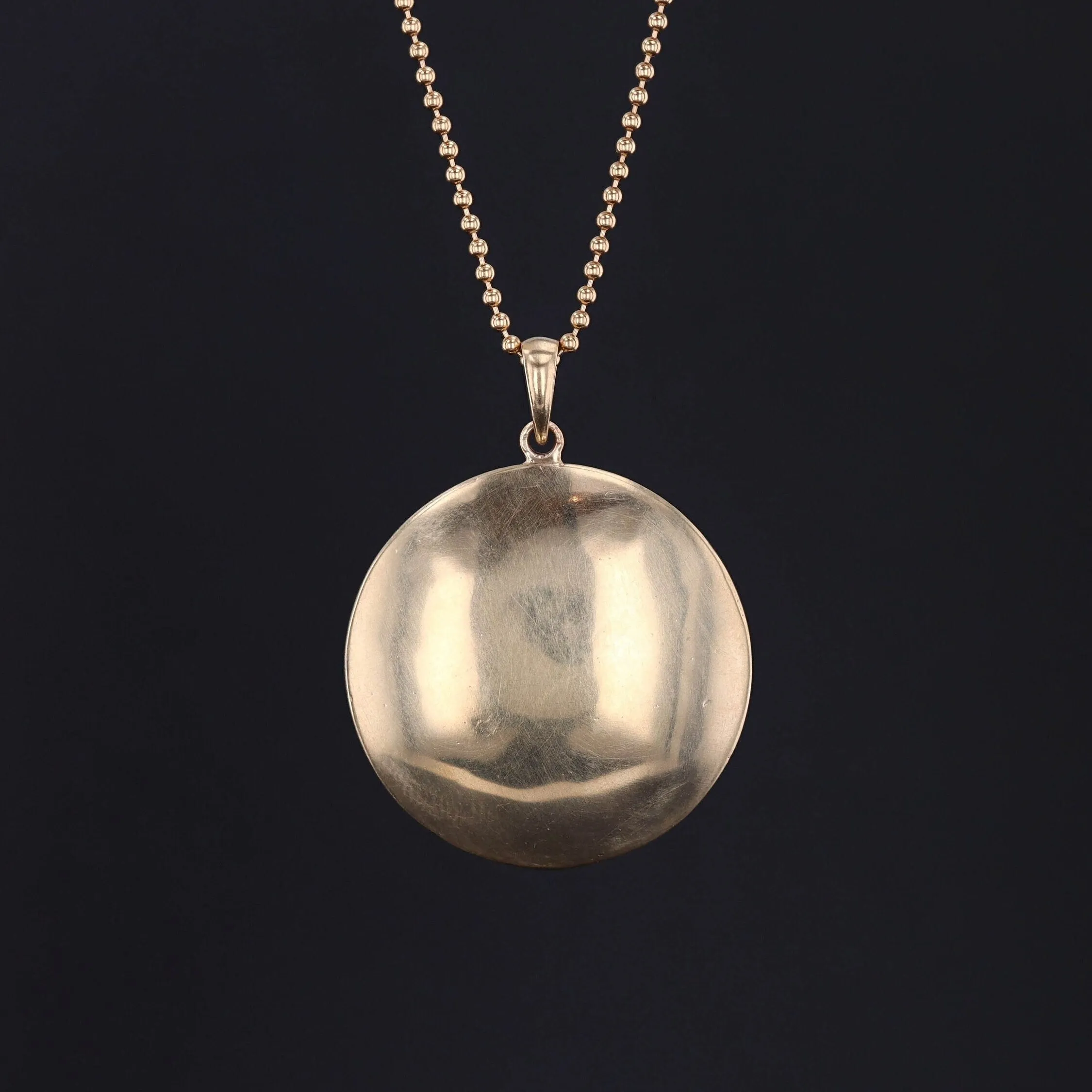Victorian Turquoise and Onyx Conversion Pendant of 14k Gold