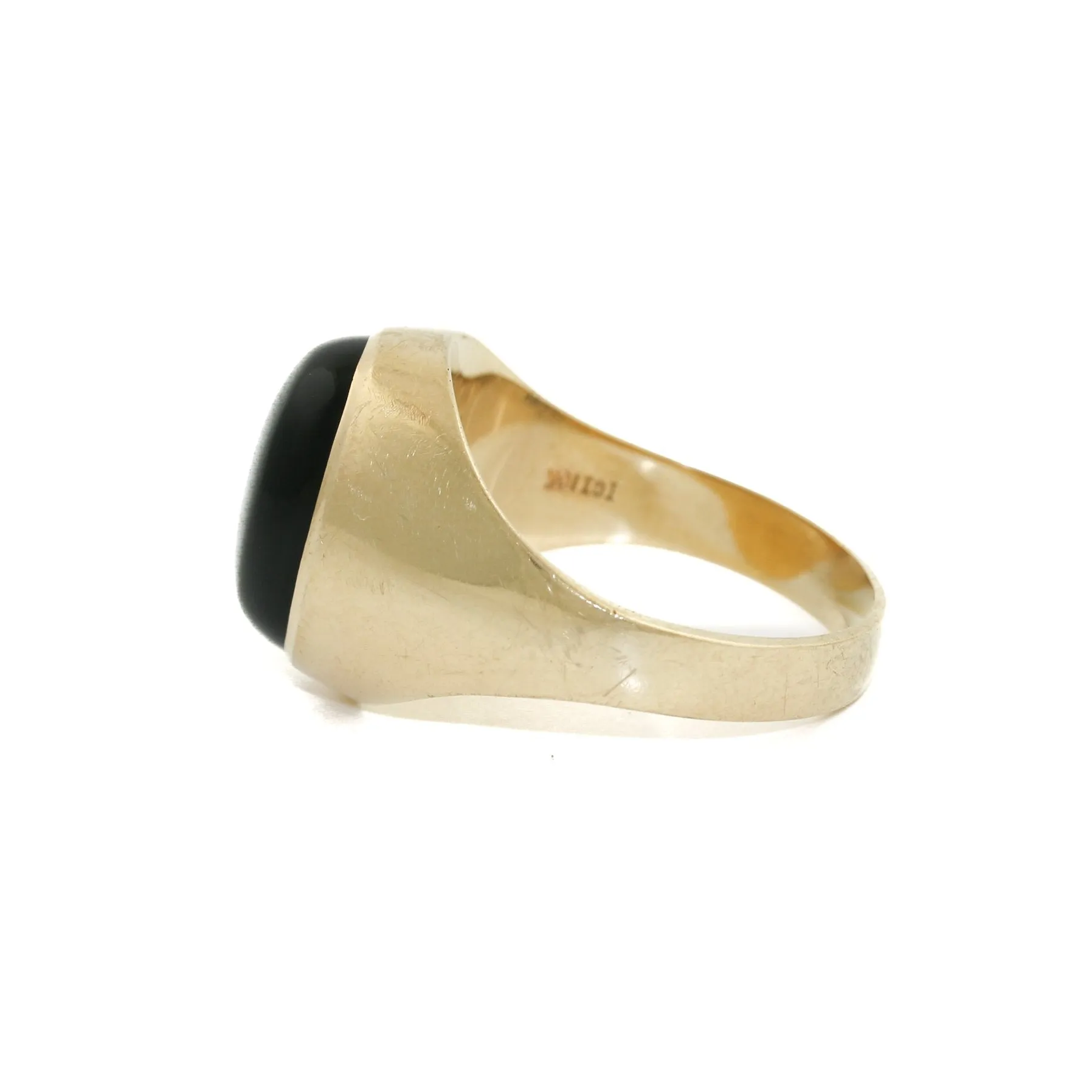 Vintage 10k Gold x Onyx Signet