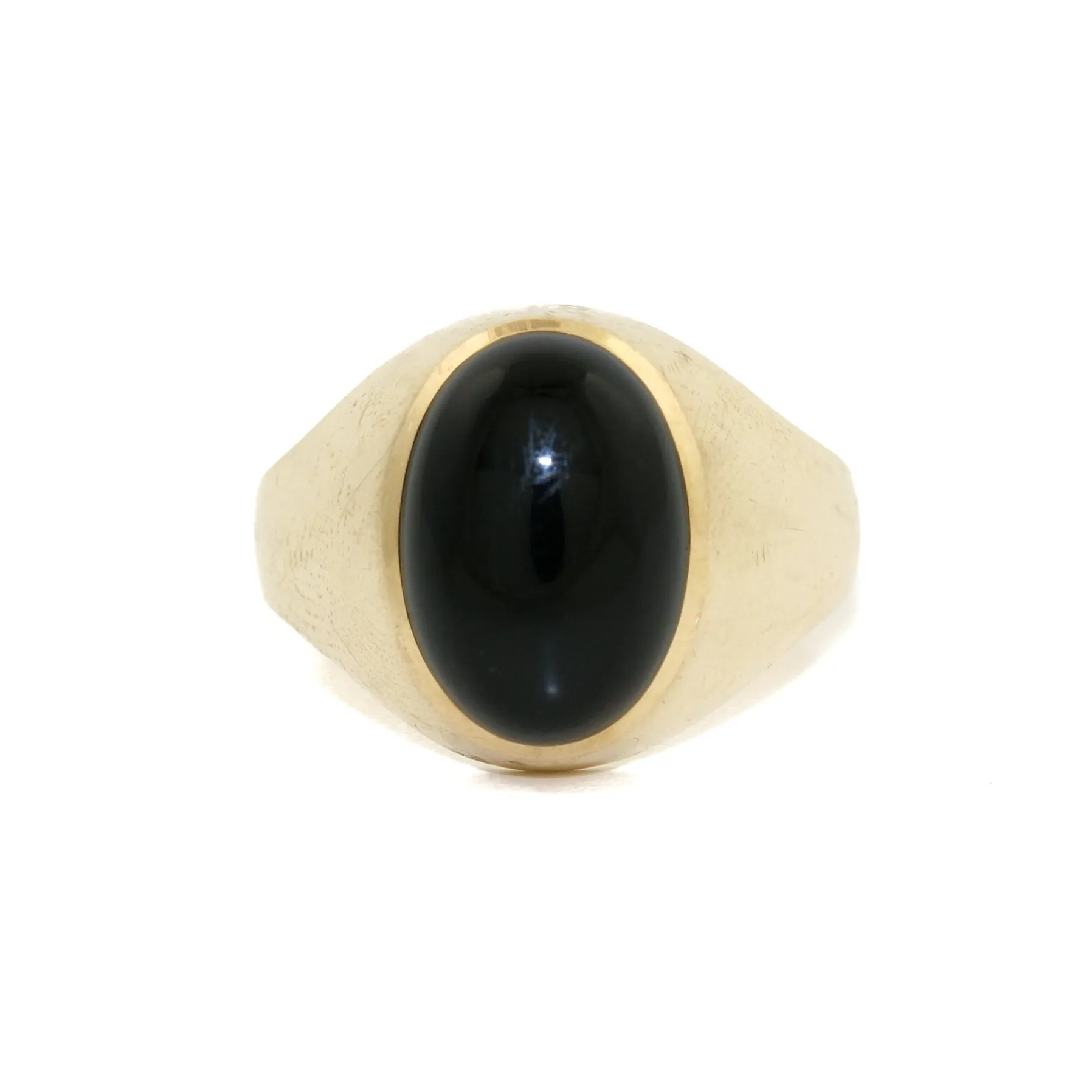 Vintage 10k Gold x Onyx Signet