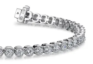 Vintage Dreams Tennis Diamond Bracelet with 1.96 ct.(finished) 2.1mm
