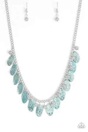 Vintage Gardens Blue Paparazzi Necklace