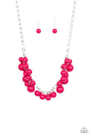 Walk this BROADWAY Pink Paparazzi Necklace