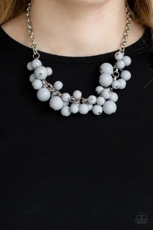 Walk this BROADWAY Silver Paparazzi Necklace