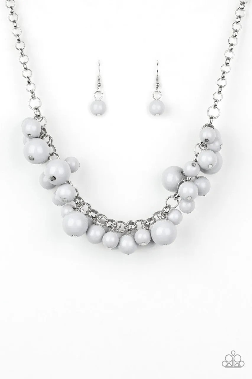 Walk this BROADWAY Silver Paparazzi Necklace