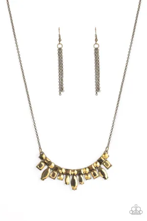 Wish Upon a ROCK STAR Brass Paparazzi Necklace