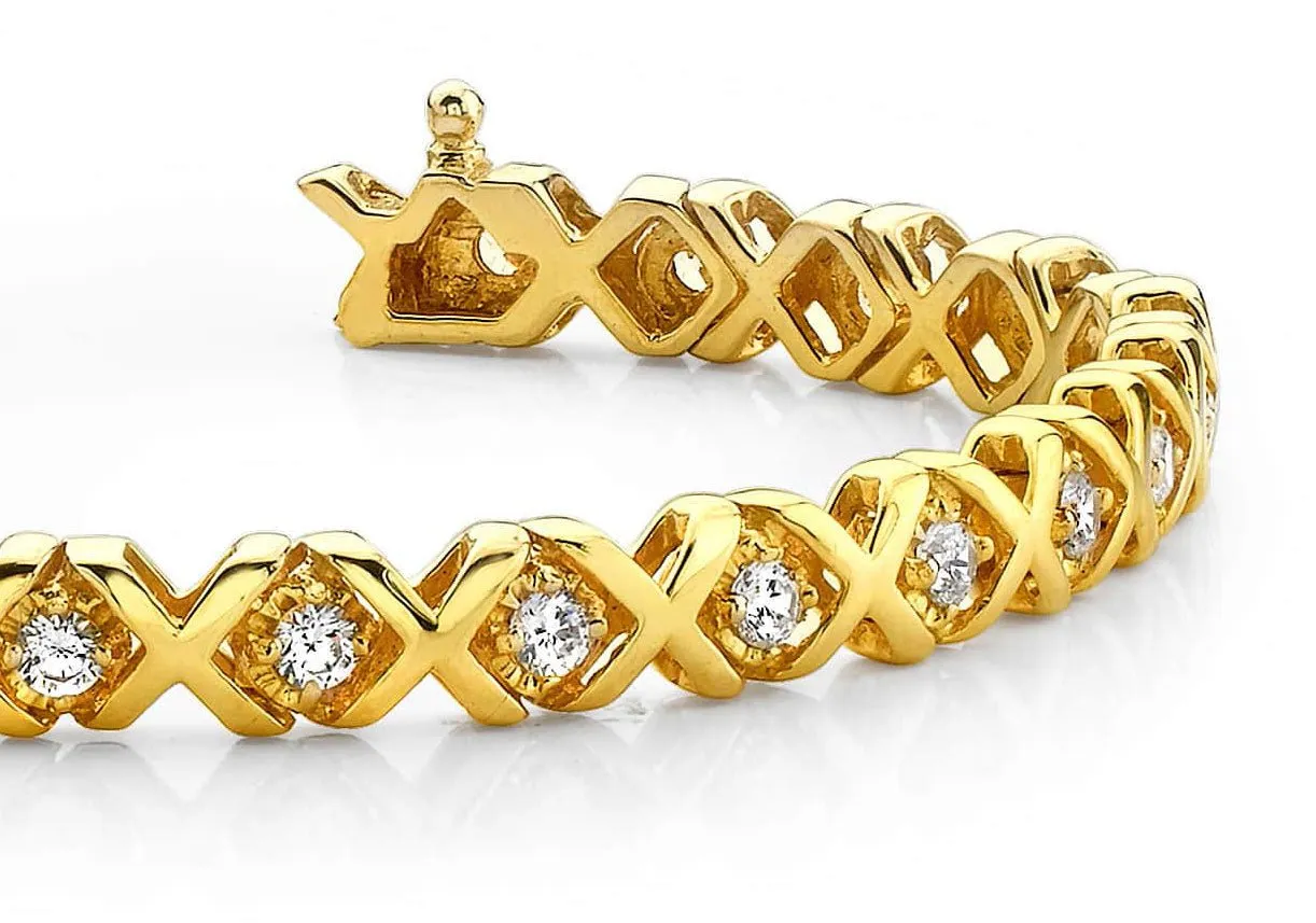 Xoxo Lab-Grown Diamond Bracelet with 2.00 ct.(finished) 2.8mm