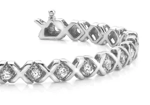 Xoxo Lab-Grown Diamond Bracelet with 2.00 ct.(finished) 2.8mm