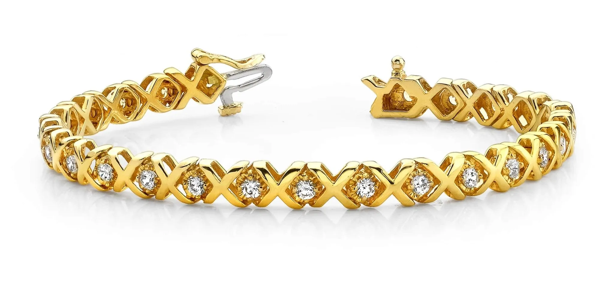 Xoxo Lab-Grown Diamond Bracelet with 2.00 ct.(finished) 2.8mm