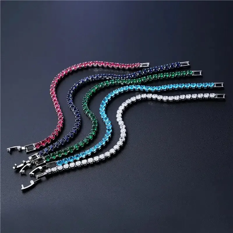Y2K Iced Crystal Zirconia Necklace for Sophisticated Style