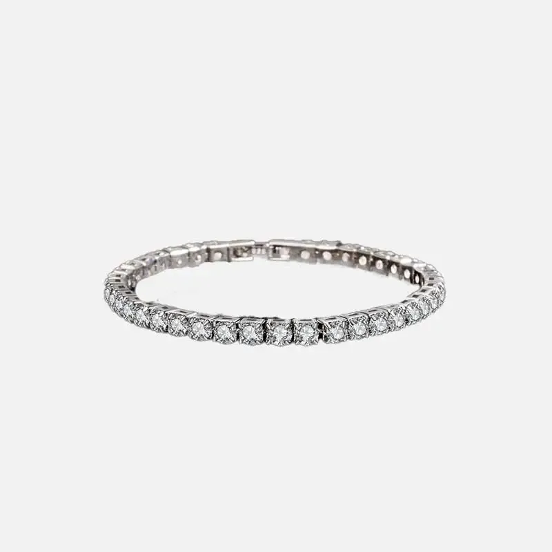 Y2K Iced Crystal Zirconia Necklace for Sophisticated Style