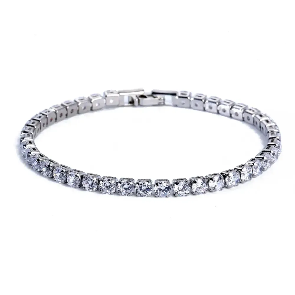 Y2K Iced Crystal Zirconia Necklace for Sophisticated Style