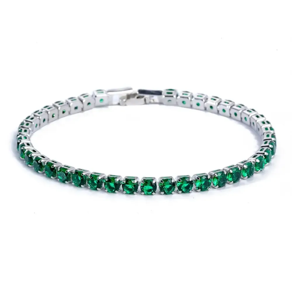 Y2K Iced Crystal Zirconia Necklace for Sophisticated Style