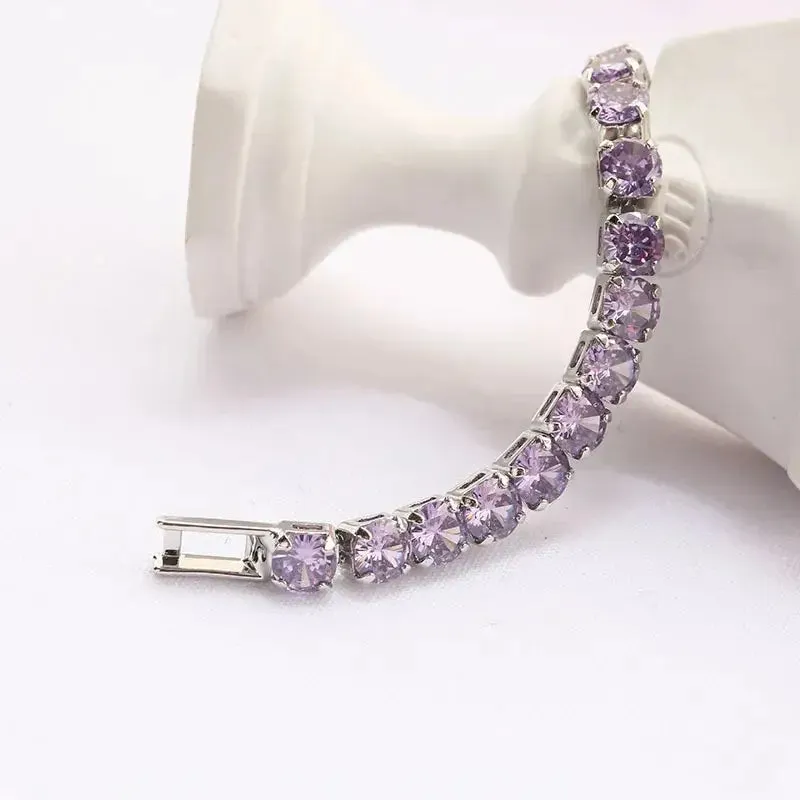 Y2K Iced Crystal Zirconia Necklace for Sophisticated Style
