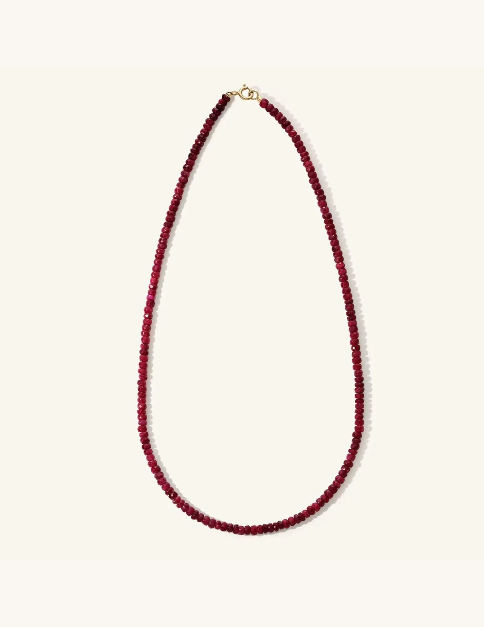 Zahava Heirlooms Ruby Beaded Necklace