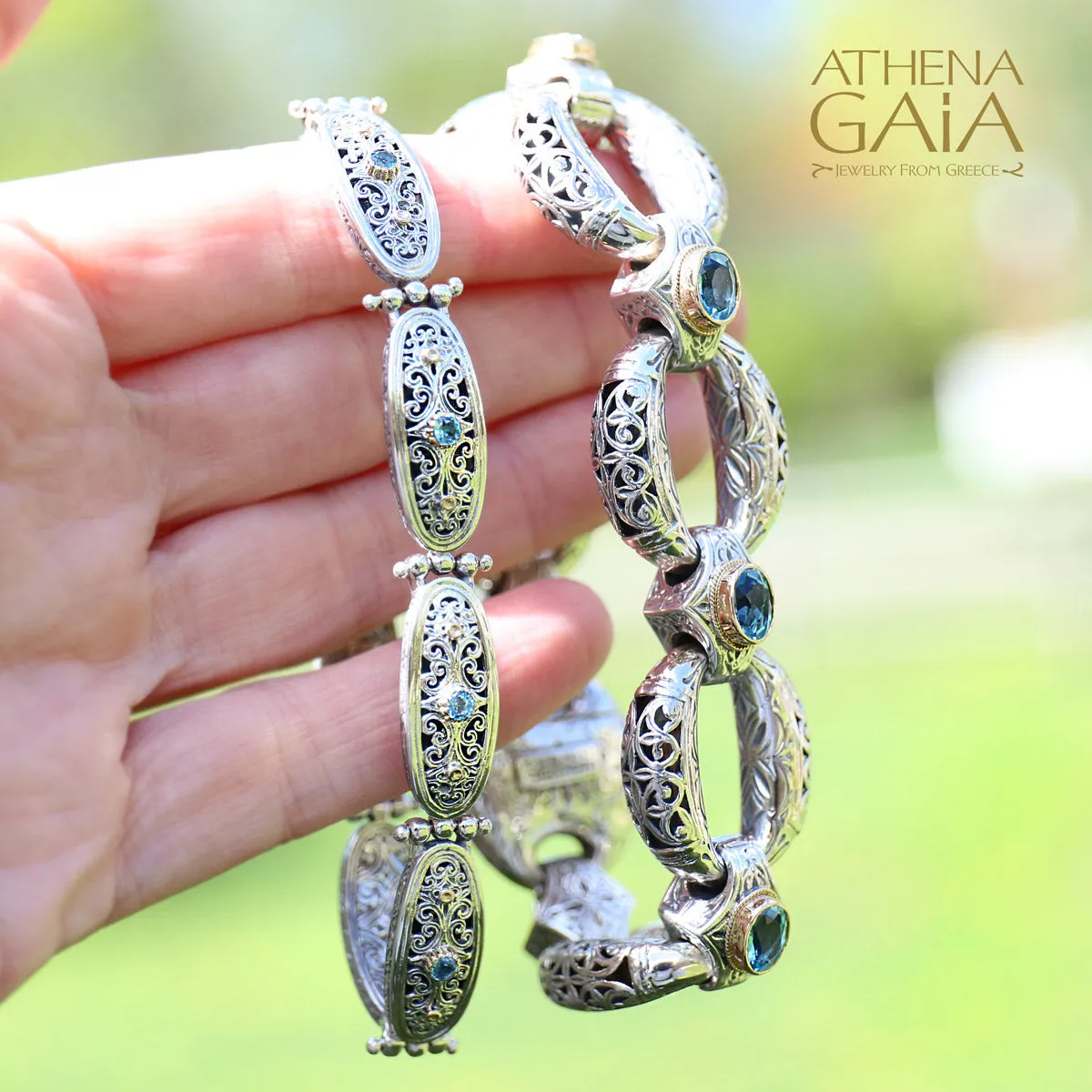 Zelda Large Stone Bridge Link Bracelet