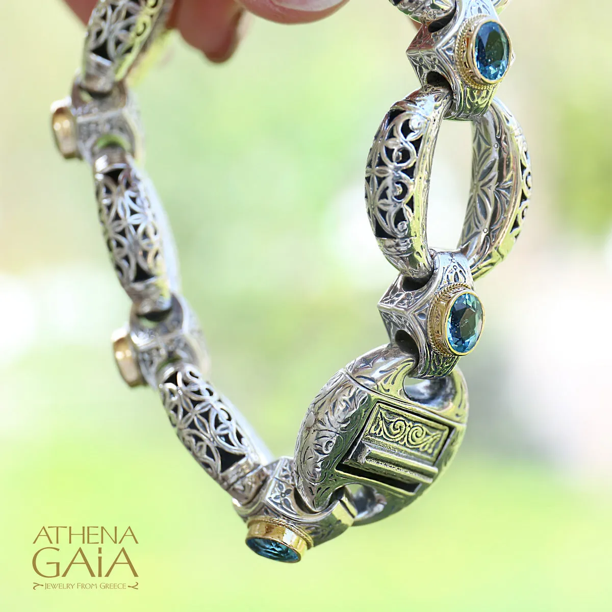Zelda Large Stone Bridge Link Bracelet