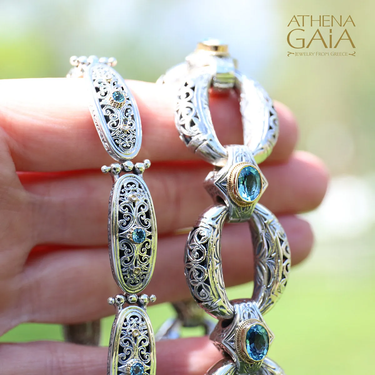 Zelda Large Stone Bridge Link Bracelet
