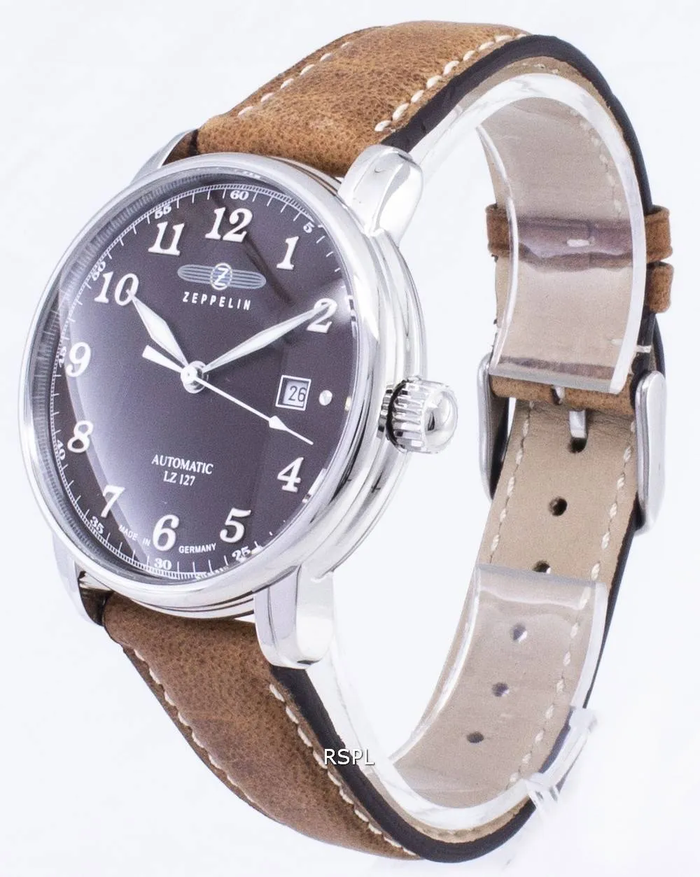 Zeppelin Series LZ127 Graf Automatic Germany Made 8656-3 86563 Men's Watch